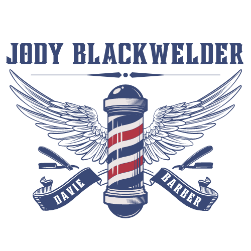 Jody Blackwelder Mocksville Barbershop Logo